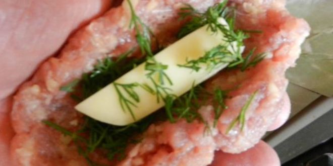 Рецепт зраз из индейки с сыром гауда и укропом