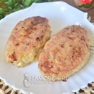 Рецепт Зраз из куриного фарша