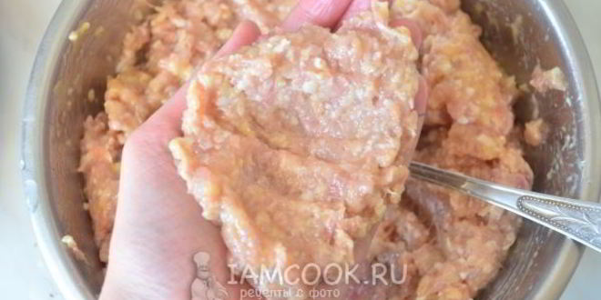 Рецепт зраз из куриного фарша