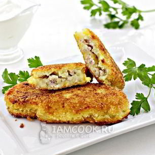 Рецепт Зраз картофельных с мясом