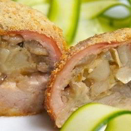 Рецепт Зраз куриных с моцареллой