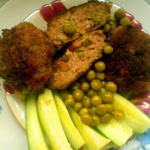 Рецепт Зраз мясных с бобовыми