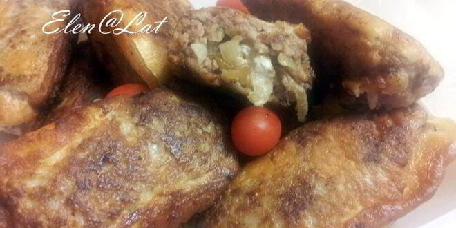 Рецепт зраз по особому с начинкой из жареного лука и брынзы