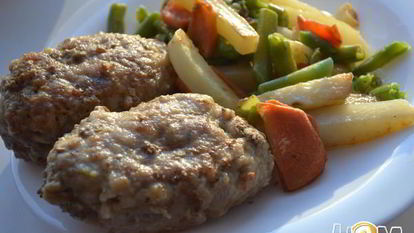 Рецепт Зраз с сыром и маслинами