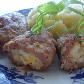 Рецепт Зраз с яично-сырной начинкой