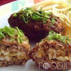 Рецепт Зраз с яйцом