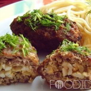 Рецепт Зраз с яйцом