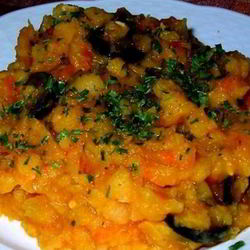 Рецепт Гороховой каши с мясом в мультиварке