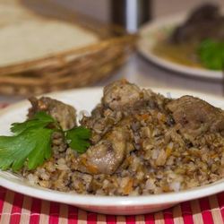 Рецепт Гречки по купечески со свининой