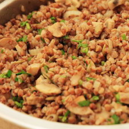 Рецепт Гречки с грибами и семечками