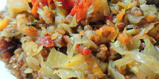 Рецепт гречки с капустой и овощами