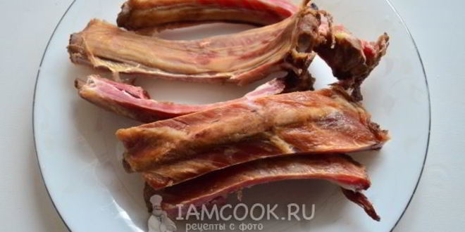 Рецепт гречки с копчеными ребрышками