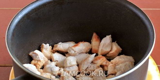 Рецепт гречки с куриным филе
