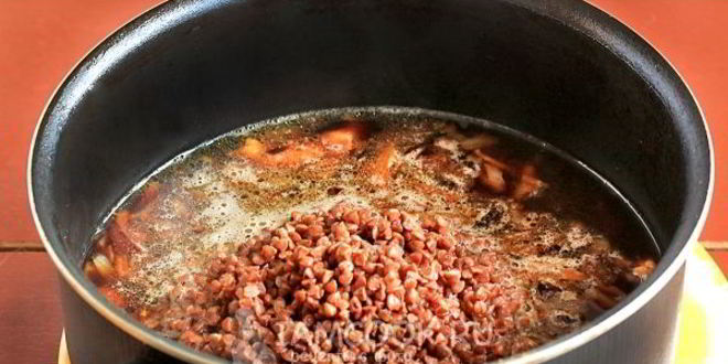 Рецепт гречки с куриным филе