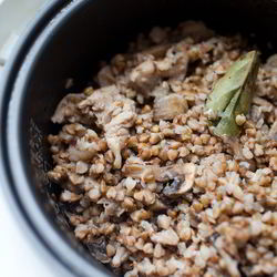 Рецепт Гречки с курицей и грибами