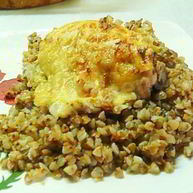 Рецепт Гречки с курицей в духовке