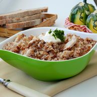 Рецепт Гречки с курицей в рукаве