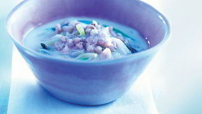 Рецепт Гречки с луком-пореем