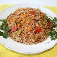 Рецепт Гречки с мясом в духовке