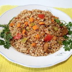 Рецепт Гречки с мясом в духовке