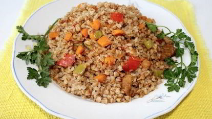 Рецепт Гречки с мясом в духовке