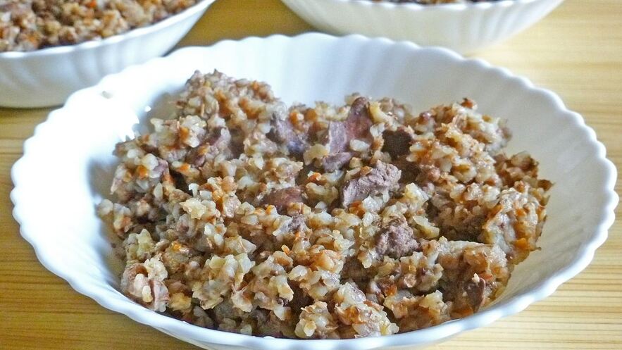 Рецепт гречки с печенью в мультиварке