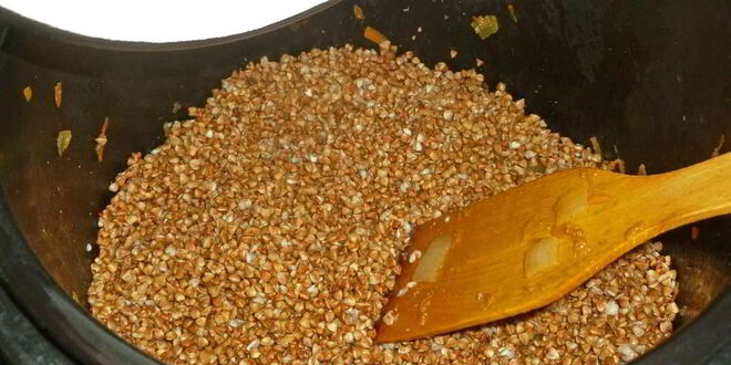 Рецепт гречки с печенью в мультиварке