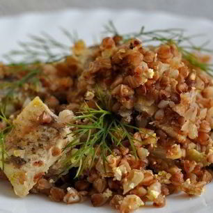 Рецепт Гречки с рыбой в мультиварке