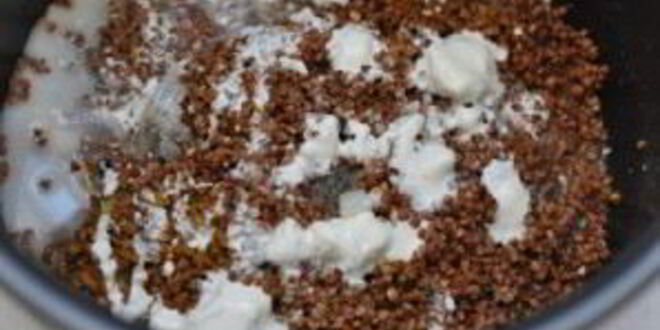 Рецепт гречки с рыбой в мультиварке