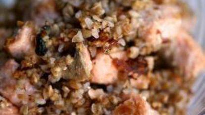 Рецепт Гречки с семгой