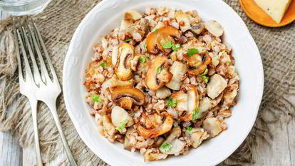 Рецепт Гречки с шампиньонами