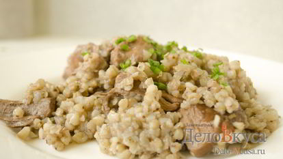 Рецепт Гречки с тушеной свининой