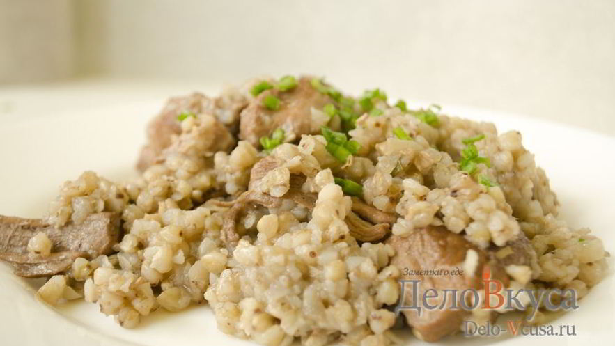 Рецепт гречки с тушеной свининой