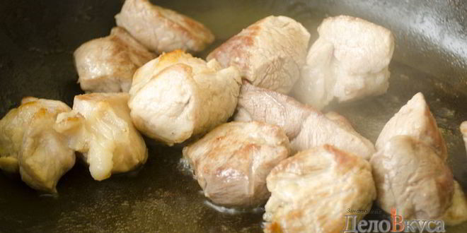 Рецепт гречки с тушеной свининой