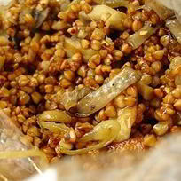 Гречка в рукаве в духовке