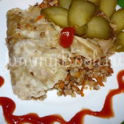 Рецепт Гречневой каши с мясом в лаваше из мультиварки