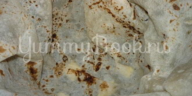 Рецепт гречневой каши с мясом в лаваше из мультиварки