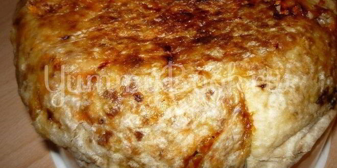 Рецепт гречневой каши с мясом в лаваше из мультиварки