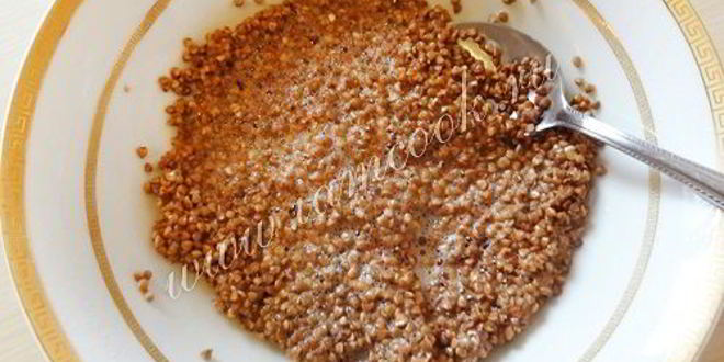 Рецепт гречневой каши пуховой