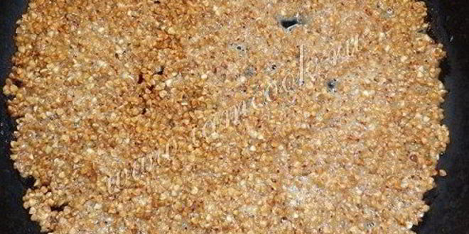 Рецепт гречневой каши пуховой