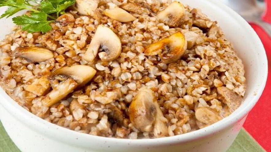 Рецепт гречневой каши с грибами в мультиварке