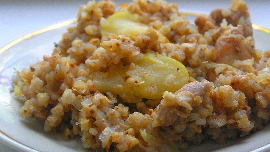 Рецепт гречневой каши с курицей