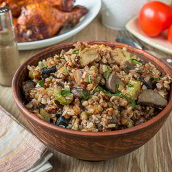 Рецепт Гречневой каши с лесными грибами