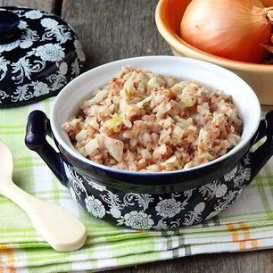 Рецепт Гречневой каши с луком в мультиварке