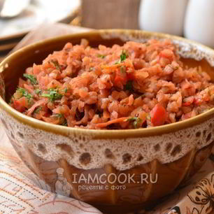 Рецепт Гречневой каши с овощами