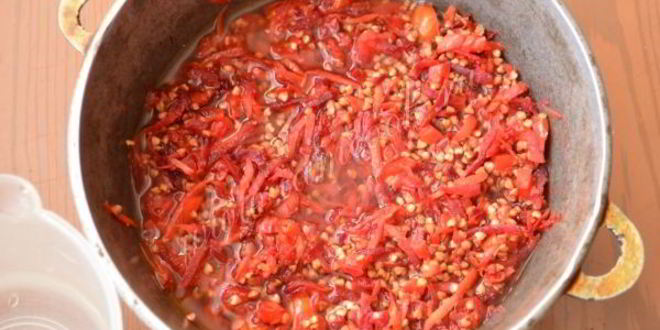 Рецепт гречневой каши с овощами