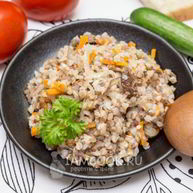 Рецепт Гречневой каши с тушенкой