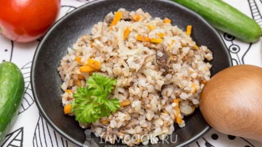Рецепт гречневой каши с тушенкой