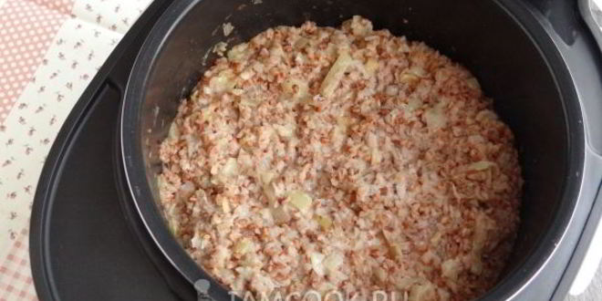 Рецепт гречневой каши со сливочным сыром в мультиварке