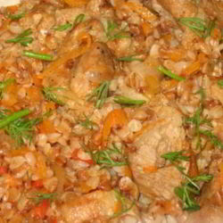 Рецепт Гречневой каши со свининой по-купечески